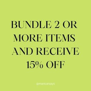 😎 Bundle & Save 😘